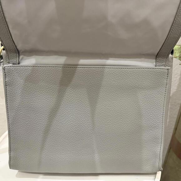 Freshly Picked Classic Crossbody Diaper Bag Stone Grey Vegan Excellent - Picture 3 of 9